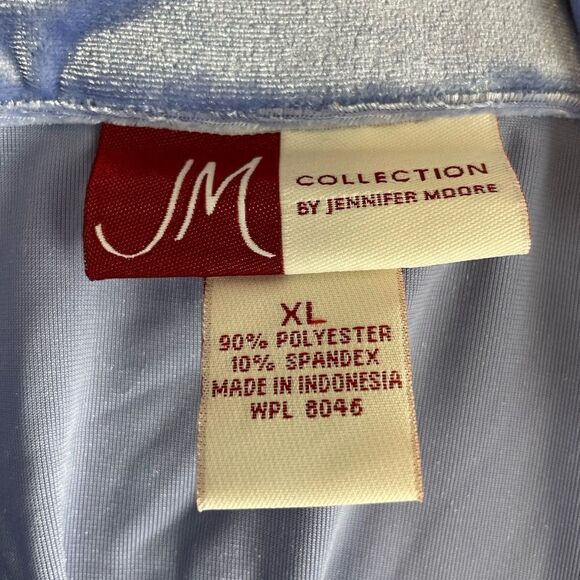 NWT JM Collection Pastel Velor Full Zip Jacket Size XL - Picture 8 of 8
